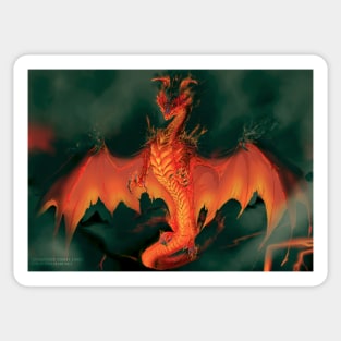 'Brimstone', Fire Dragon Sticker